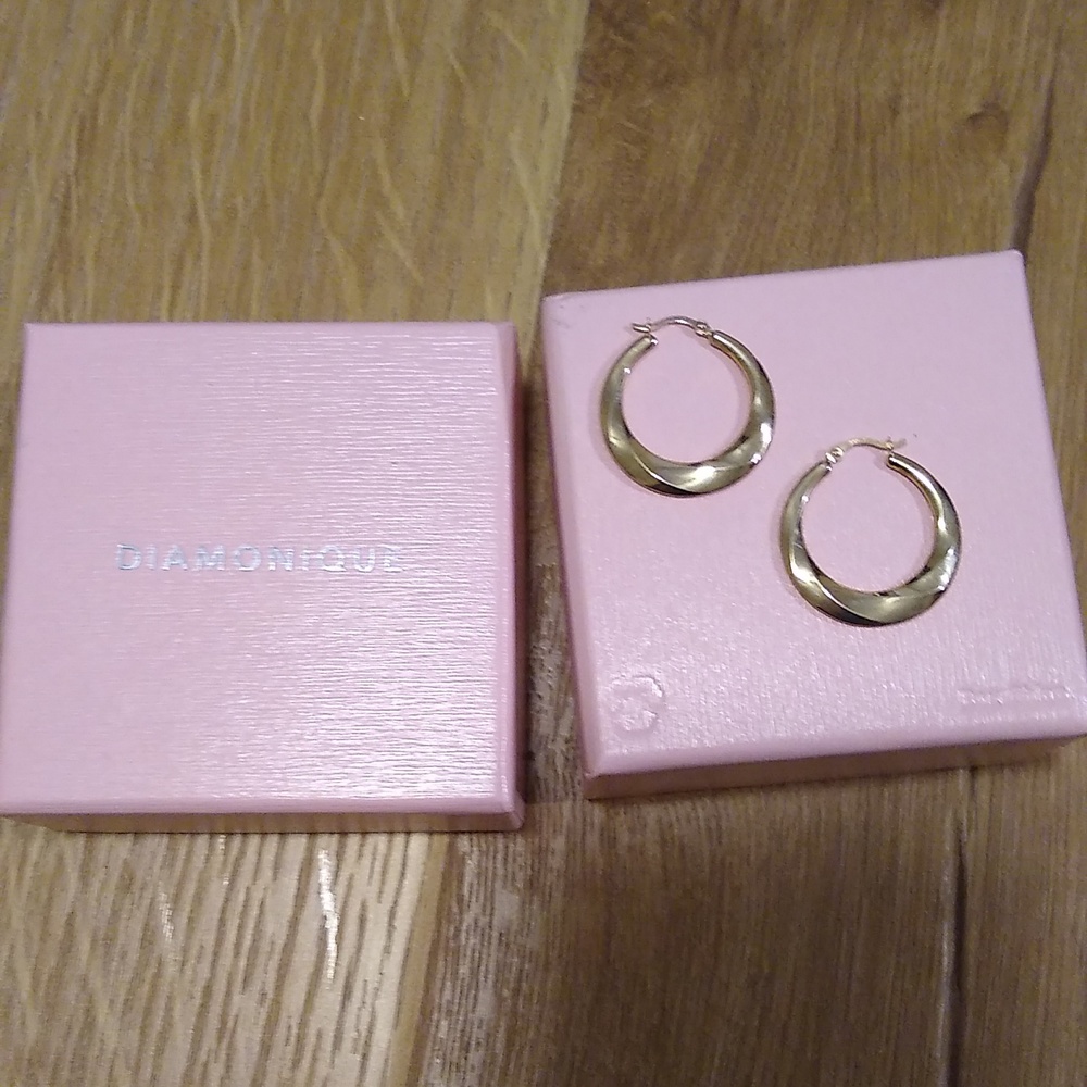 QVC gold hoops